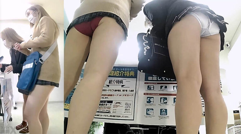 画像7｜233340660a83613e43a｜【予備校内隠し鳥3日分/高橋さん小川さん編】特典ショート動画流出