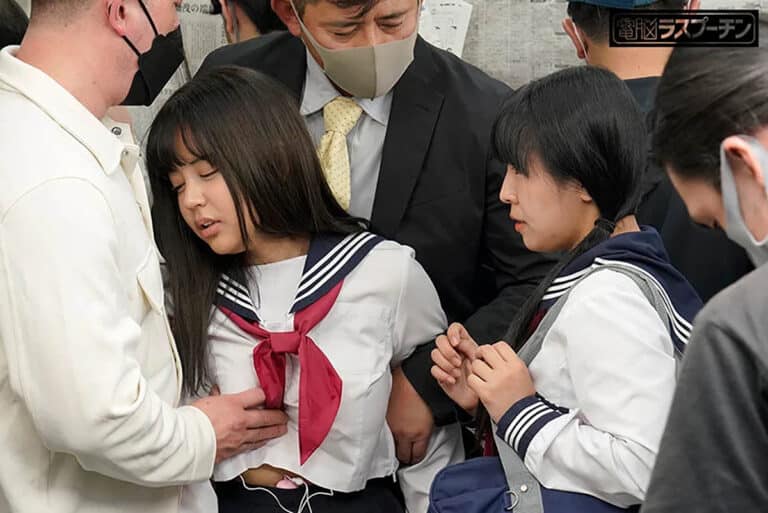 画像16|1drpt00047|満員電車で羽交い絞めにされセーラー服の下から見えた乳首を強●開発される爆乳女子○生 夕美しおん